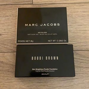 Bobbi Brown and Marc Jacobs foundation blush duo
